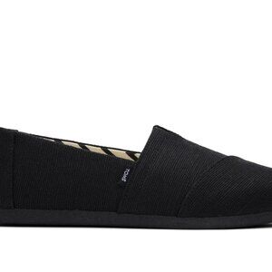 Women Toms Black Alpargata Shoe Size 11 (NEVER WORN!)